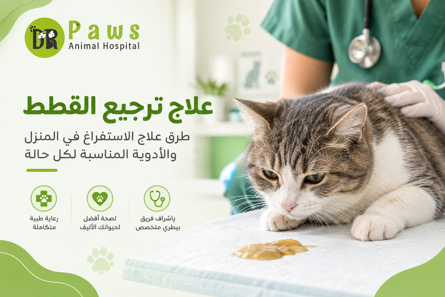 علاج ترجيع القطط: ما العلاج المناسب حسب حالة قطتك؟
